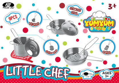 Yumyum Little Chef Stainles Steel-Power Joy