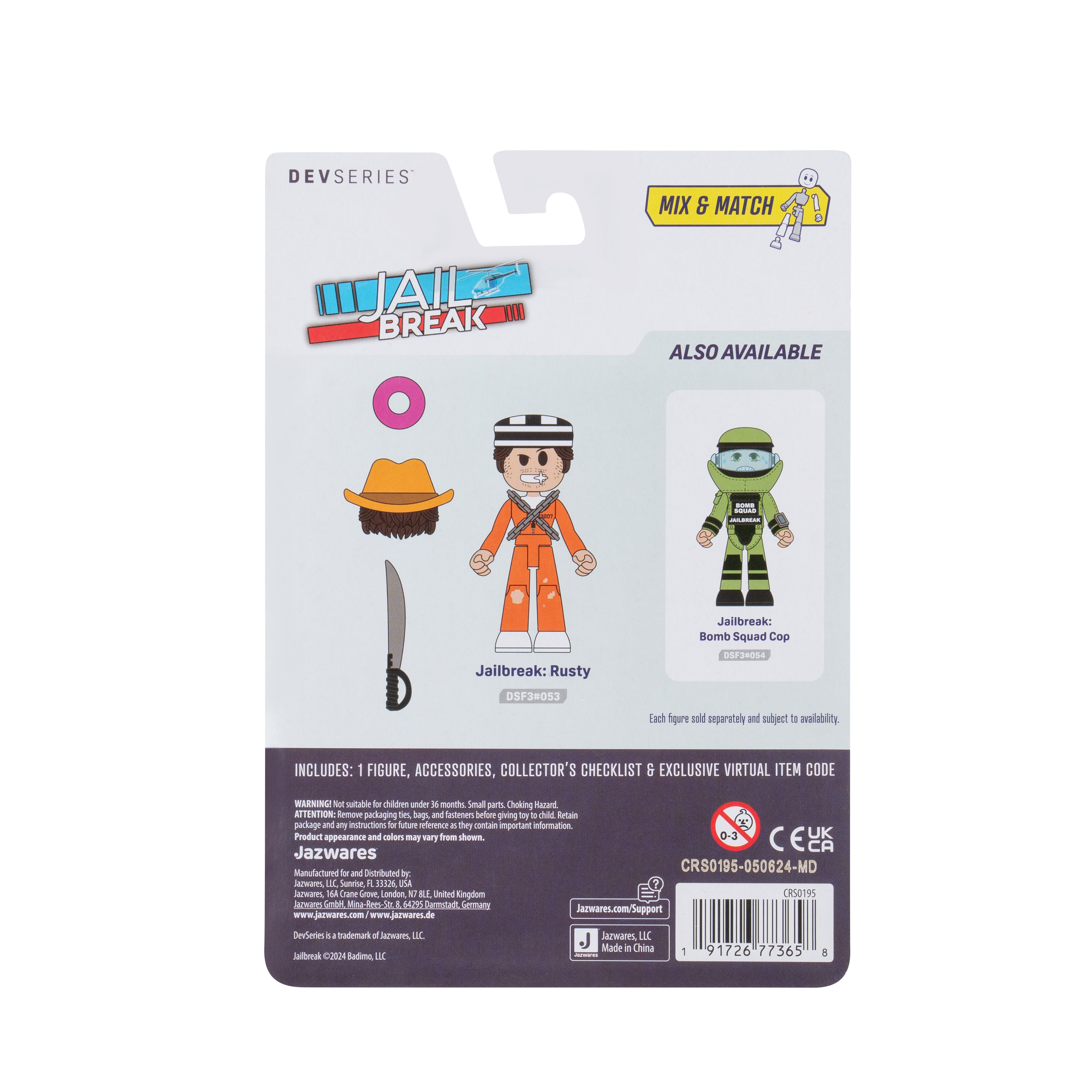 Jazwares Devseries Core Figures Jailbreak Rusty – Little Wings
