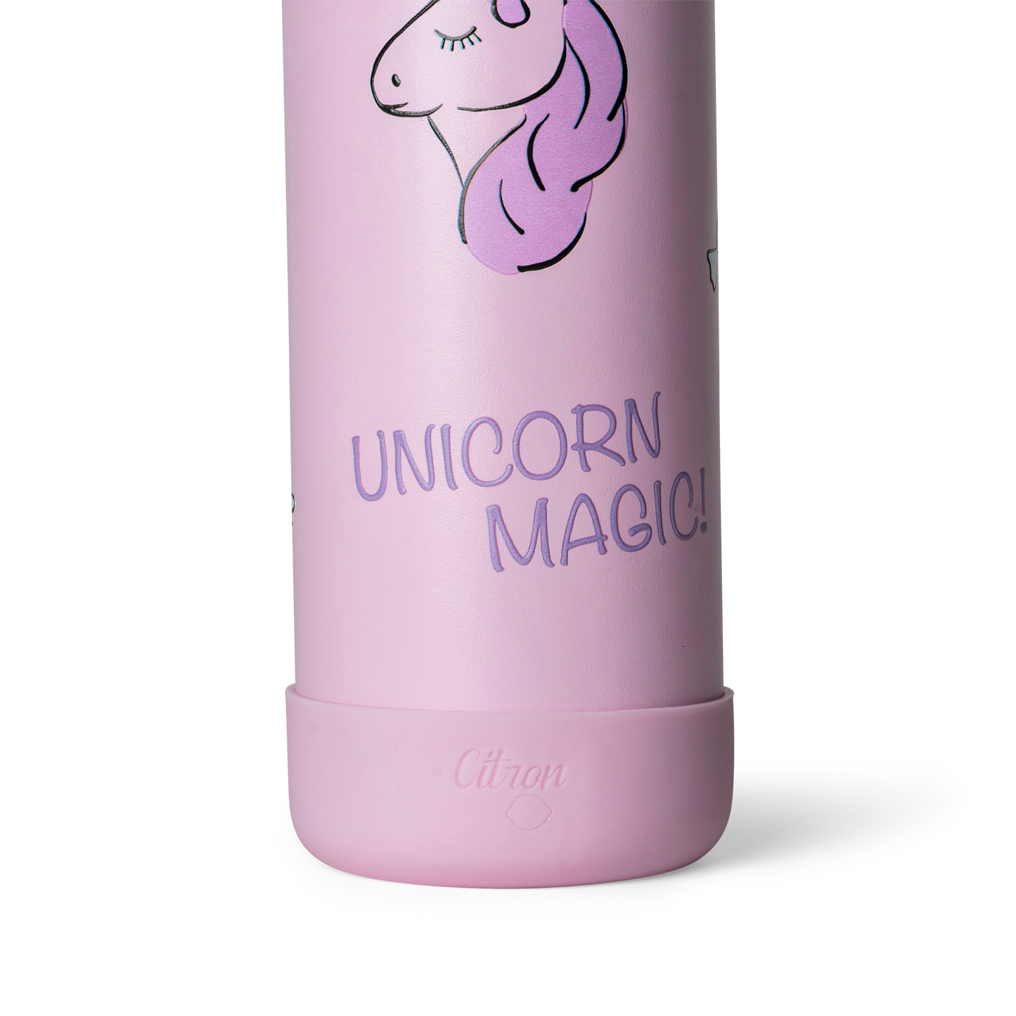 Citron-Stainless Steel Water Bottle 500ml-Stormy Unicorn