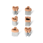 Citron-Fruit Cutters Set of 6-Ballerina