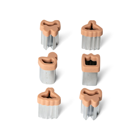 Citron-Fruit Cutters Set of 6-Ballerina