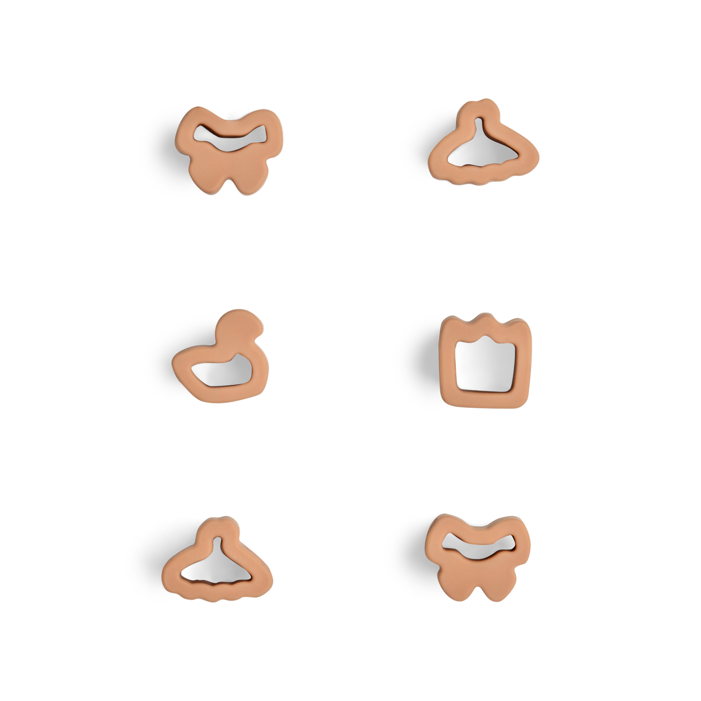 Citron-Fruit Cutters Set of 6-Ballerina