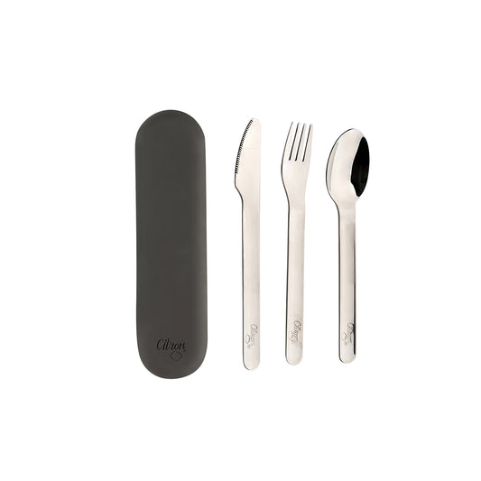 Citron-Cutlery Set- Black