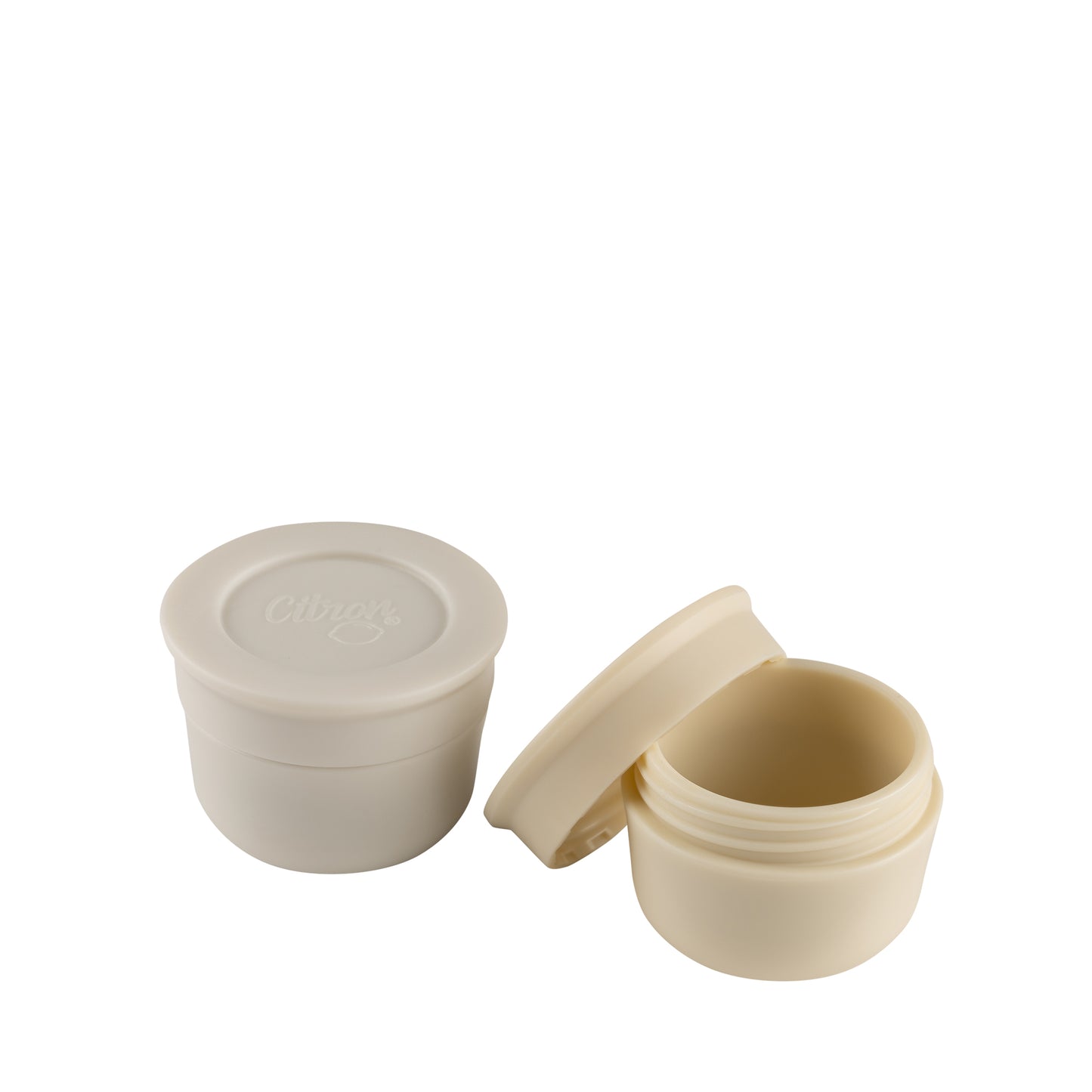 MINI SAUCE CONTAINERS - CREAM + COOL GREY