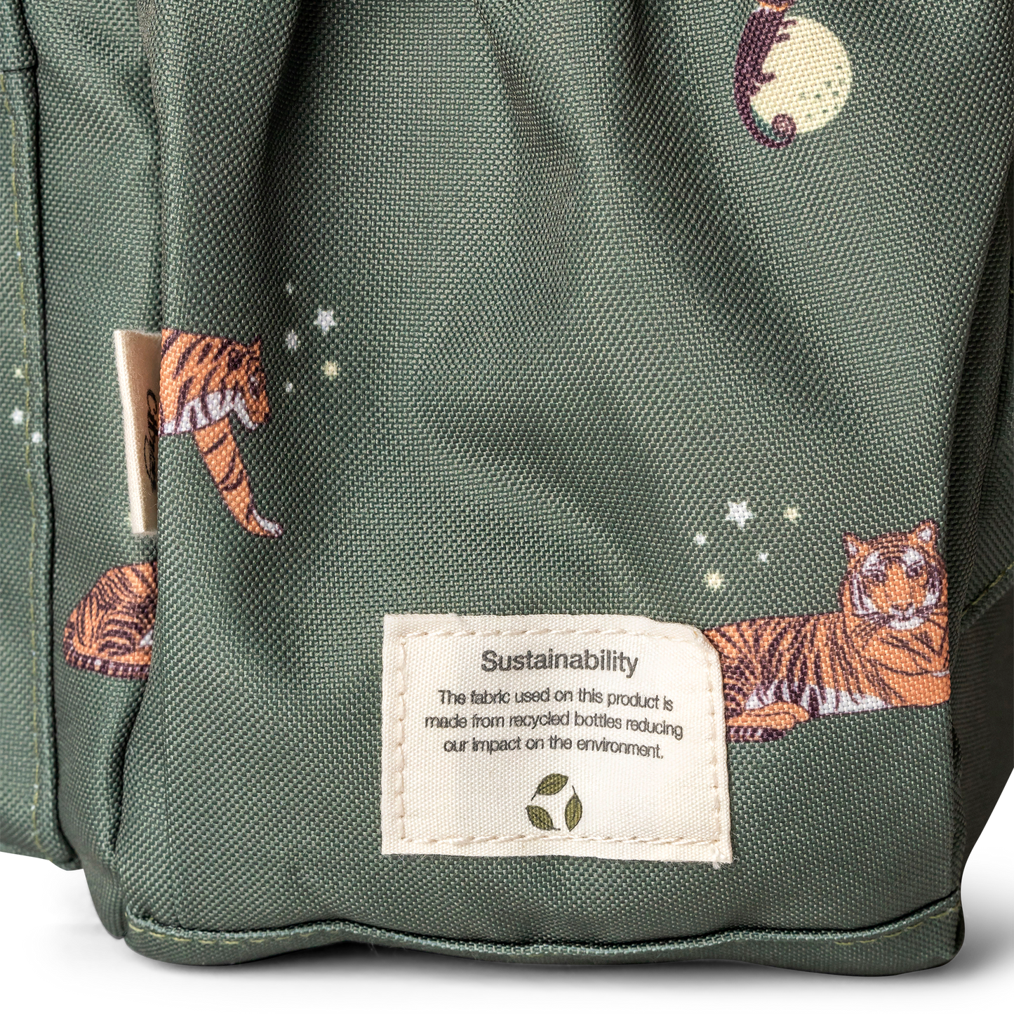 Citron-Medium Backpack-Tiger