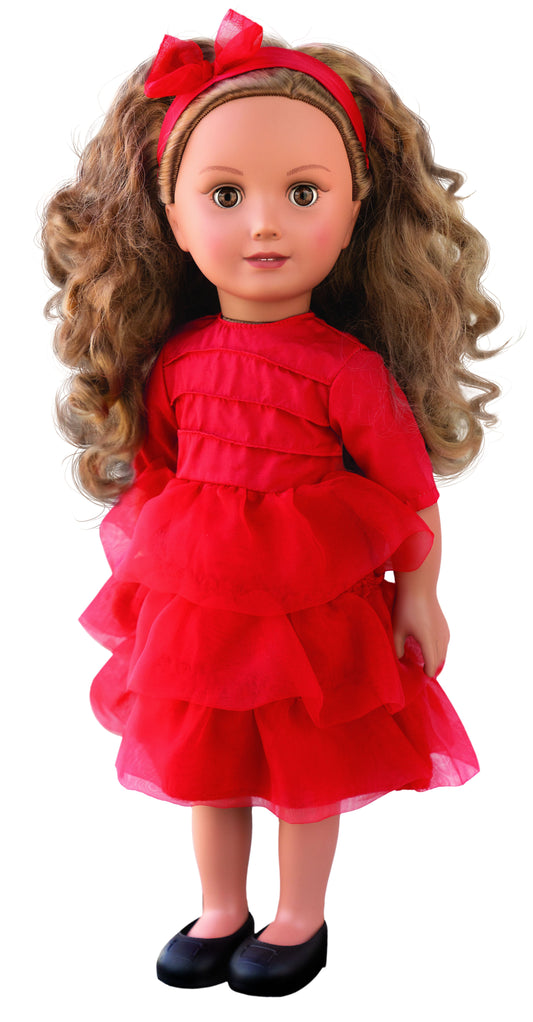 Hayati Girl-Siba Party Dress 18-Inch Doll