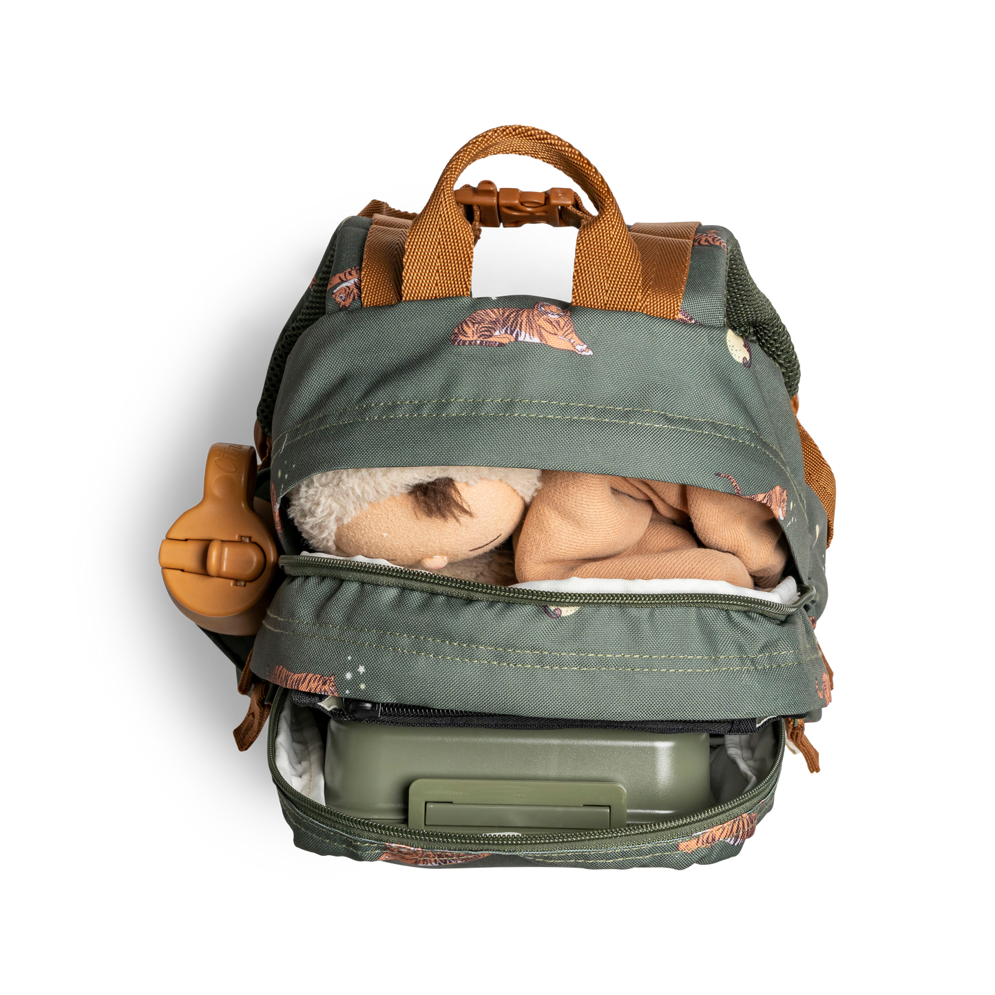 Citron-Medium Backpack-Tiger