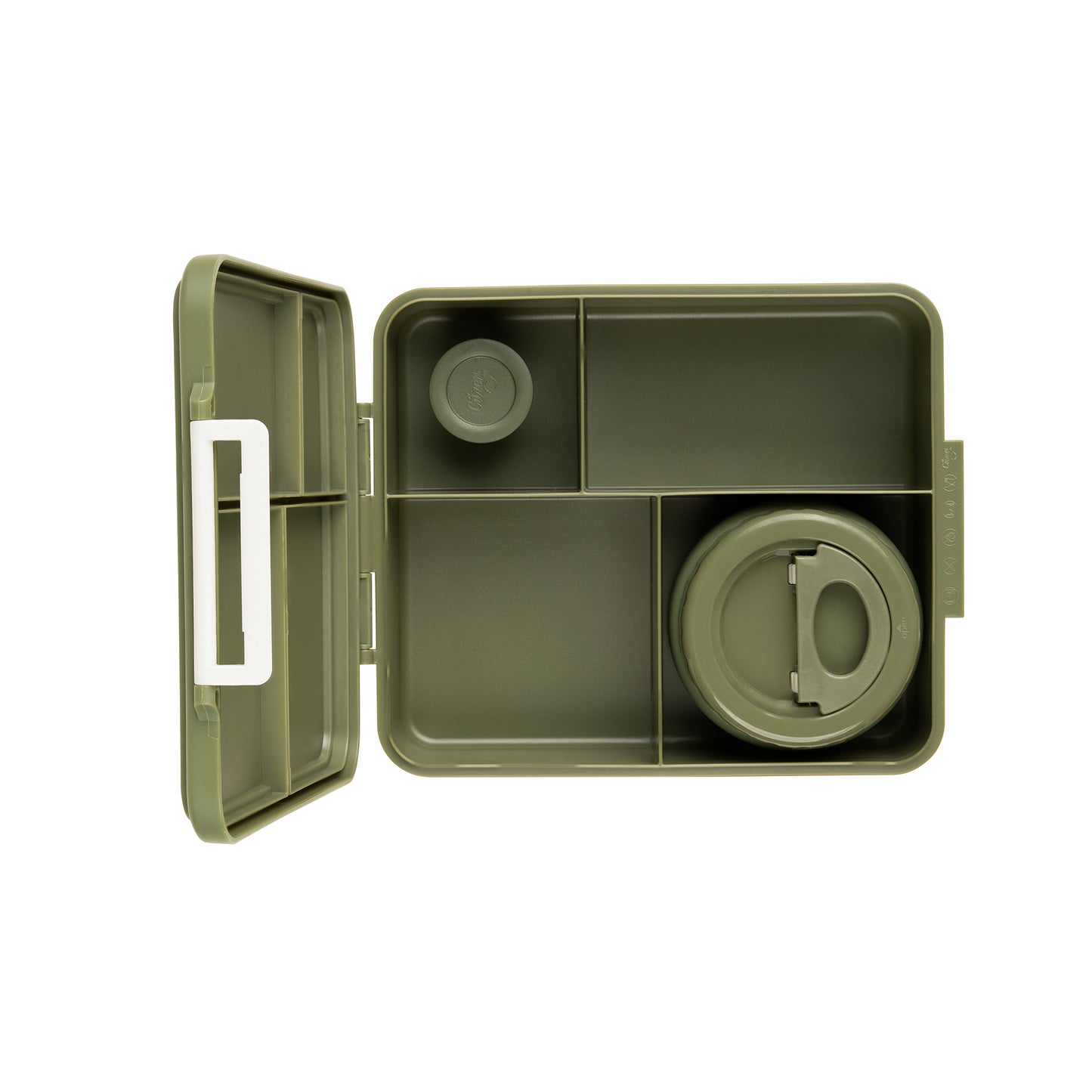 Citron - Grand Lunchbox -Olive Green