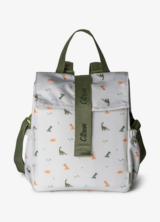 Citron -Insulated Rollup Lunchbag- Dino