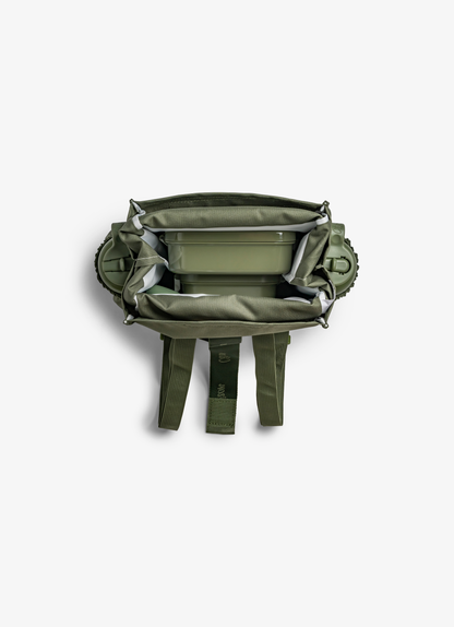 Citron -Insulated Rollup Lunchbag- Olive Green