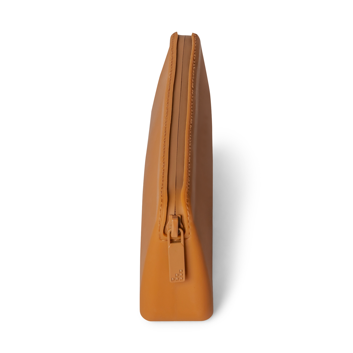 Citron-Silicone Cutlery Set with Pouch-Caramel