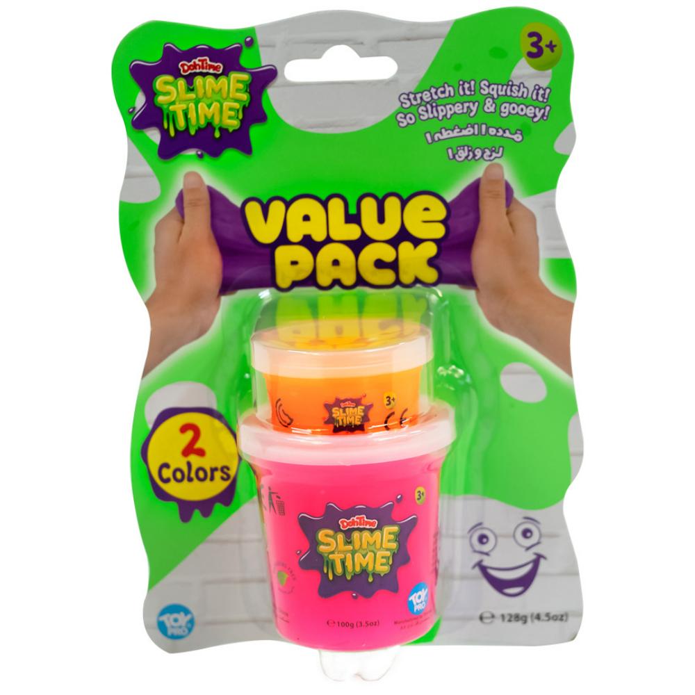 DohTime Value Pack Slime Can - 2 Pieces