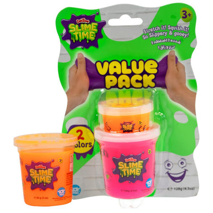 DohTime Value Pack Slime Can - 2 Pieces