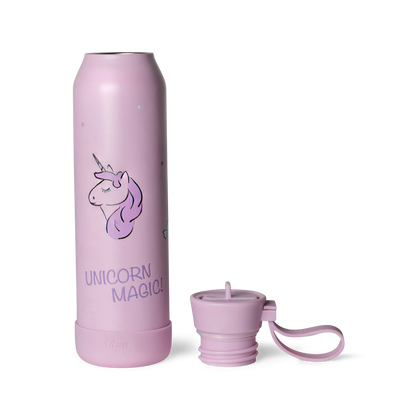 Citron-Stainless Steel Water Bottle 500ml-Stormy Unicorn