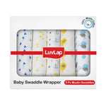 LuvLap - Muslin Swaddle Set of 5 - Triangle