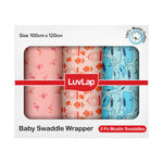 Luv Lap - Muslin Swaddle Set of 3 - Fish Cage