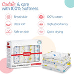 LuvLap - Muslin Swaddle Set of 5 - Triangle