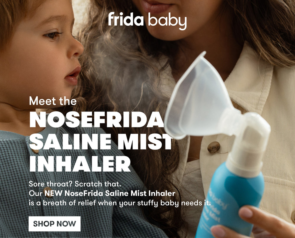Frida Baby Saline Mist Inhaler - Natural Nasal Congestion Relief for Babies