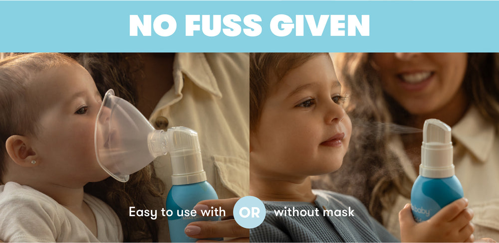 Frida Baby Saline Mist Inhaler - Natural Nasal Congestion Relief for Babies