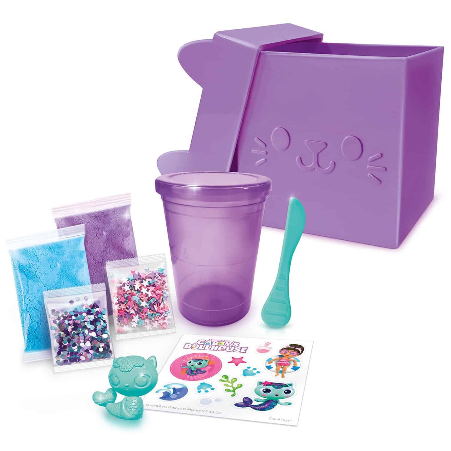 Canal Toys-Gabby’s Dollhouse Mystery Cat Box Slime