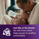 Philips Avent Natural Response Baby Bottle 260ml | Flow 3 Nipple, BPA-Free