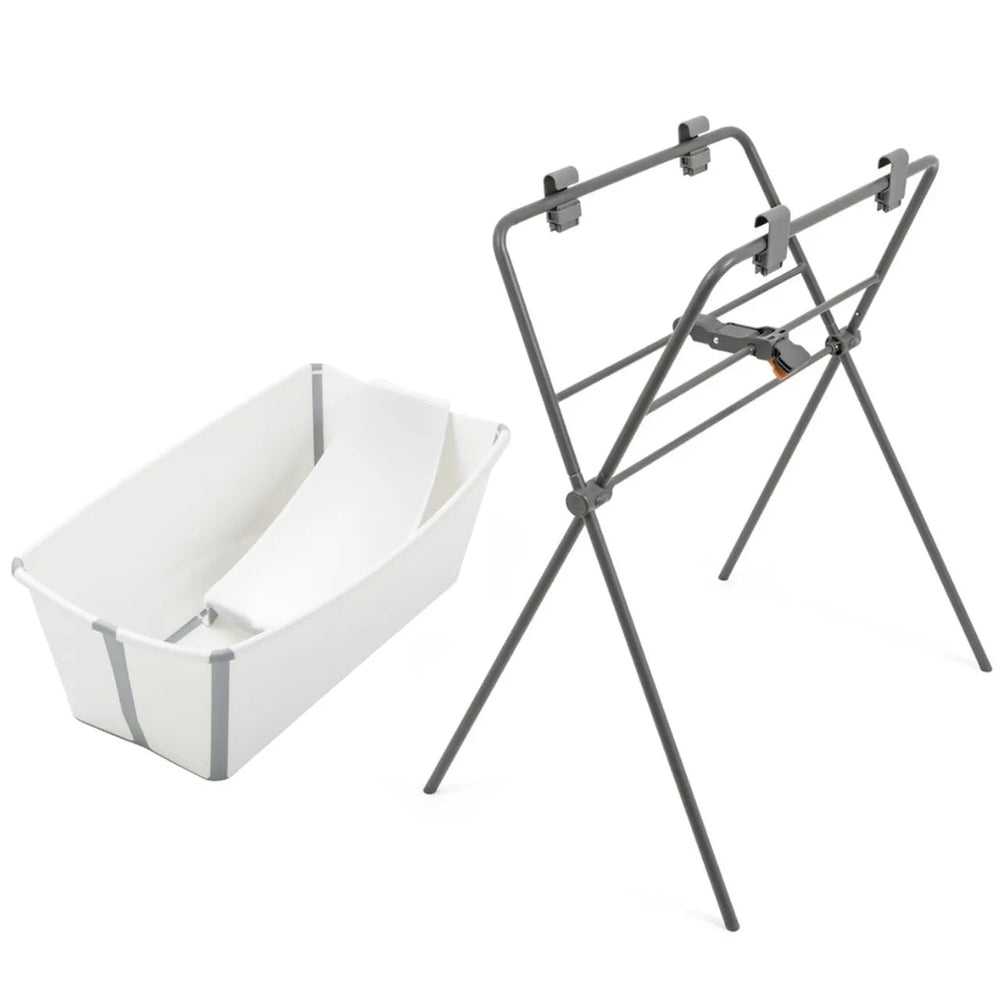 Stokke - Flexi Bath Tub With Newborn Support & Stand Set