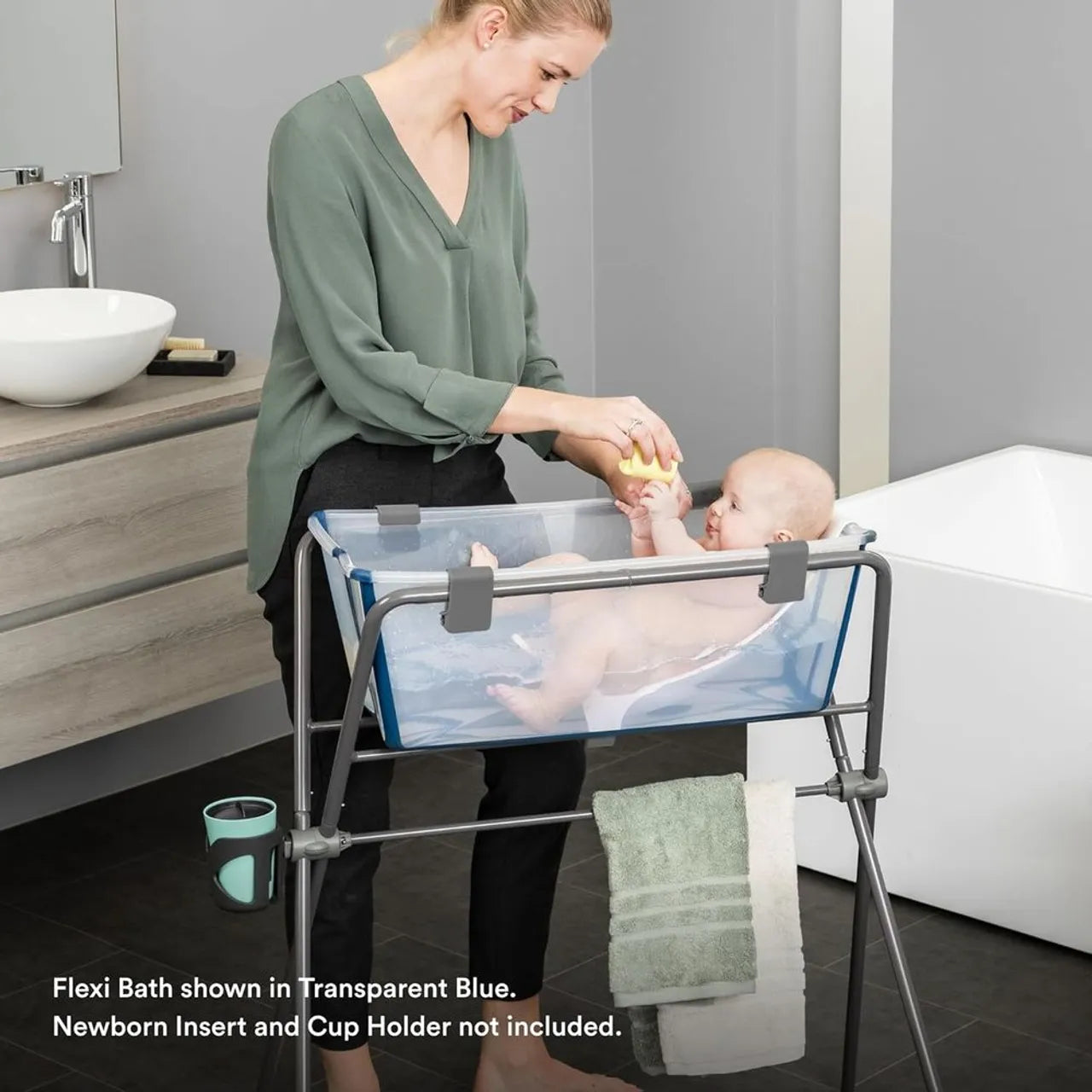 Stokke - Flexi Bath Tub With Newborn Support & Stand Set