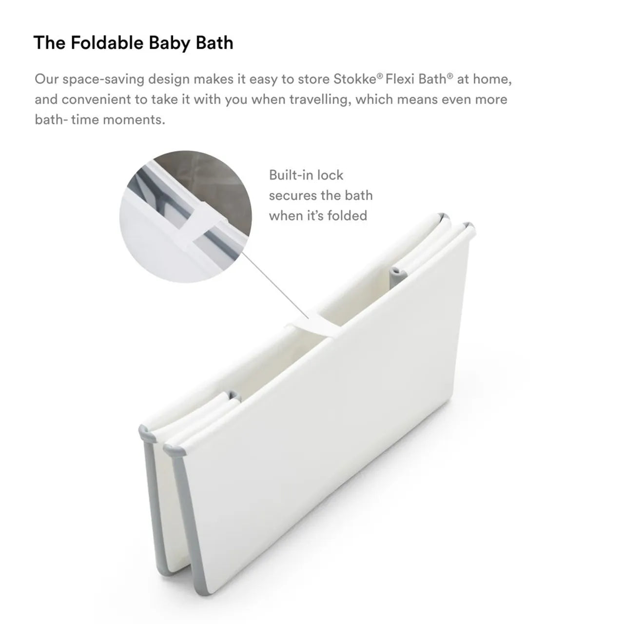 Stokke - Flexi Bath Tub With Newborn Support & Stand Set