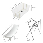 Stokke - Flexi Bath Tub With Newborn Support & Stand Set