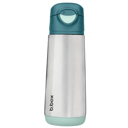 500ml insulated sport spout bottle - emerald forest