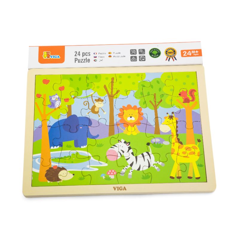 Safari Puzzle 24Pcs - Viga