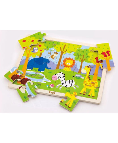 Safari Puzzle 24Pcs - Viga