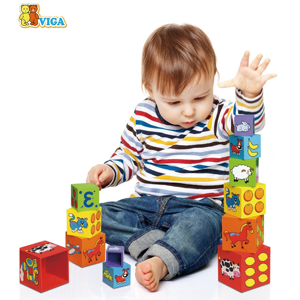 Wooden Nesting & Stacking Block - Viga