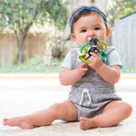 Infantino Shake & Teethe Flexible Rattle Ball – Baby Teether & Sensory Toy