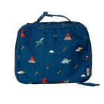 Citron Insulated Square Lunch Bag - Blue Dino
