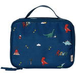 Citron Insulated Square Lunch Bag - Blue Dino