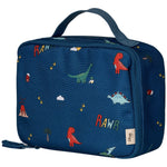 Citron Insulated Square Lunch Bag - Blue Dino
