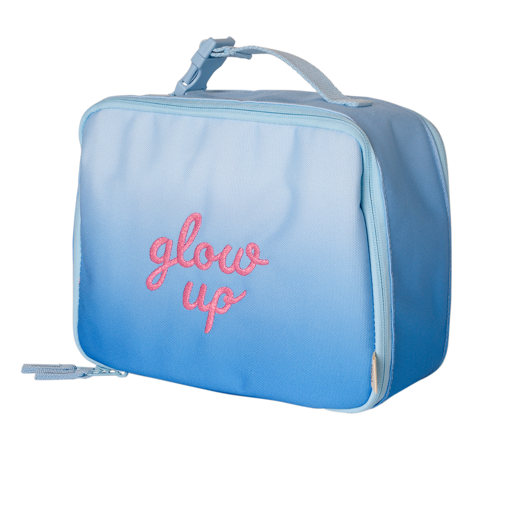 Citron Insulated Square Lunch Bag - Blue Glowup