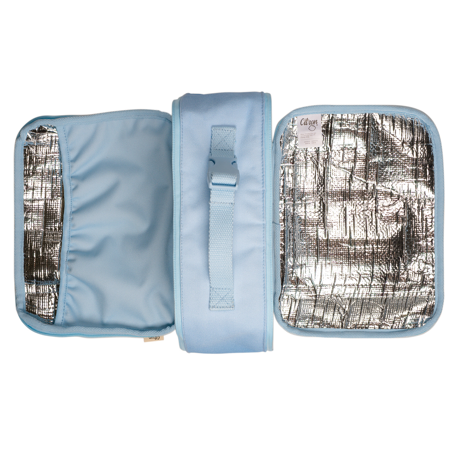 Citron Insulated Square Lunch Bag - Blue Glowup