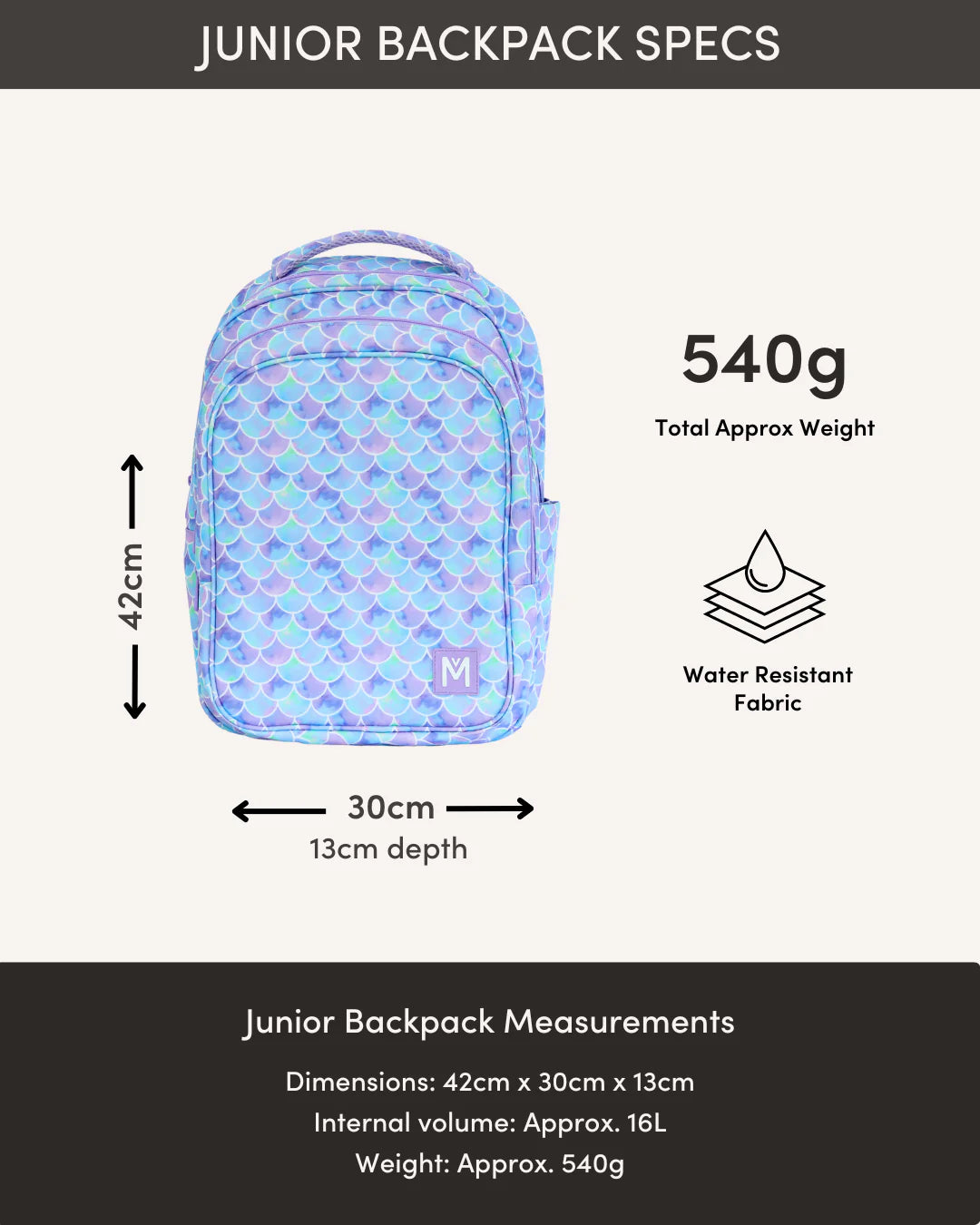 Montii Junior Backpack -Superhero