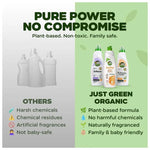 Just Green Organic - Baby Bottle And Nipple Cleaner - 750 ml