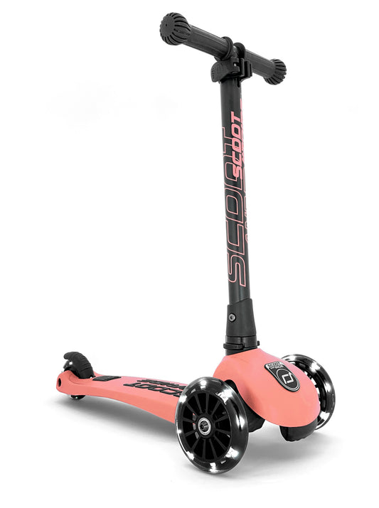 Scoot&Ride Highwaykick 3 LED Peach