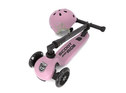 Scoot&Ride Highwaykick 3 LED Rose