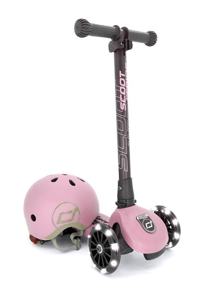 Scoot&Ride Highwaykick 3 LED Rose