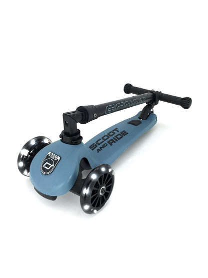 Scoot&Ride Highwaykick 3 LED Steel