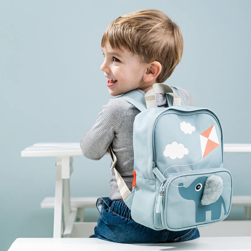 Done by Deer -Kids Canvas Backpack- Elphee Blue