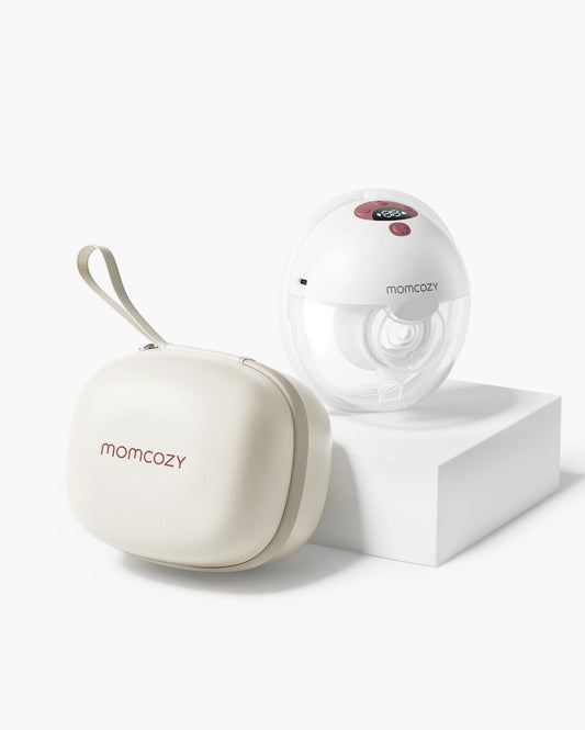 Momcozy - Electric Wearable Single Breast Pump M5-Maroon