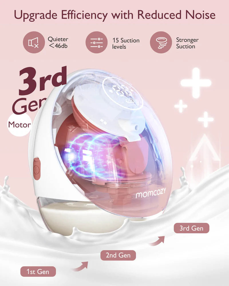 Momcozy-Mobile Flow™ Hands-Free Breast Pump Double | M9