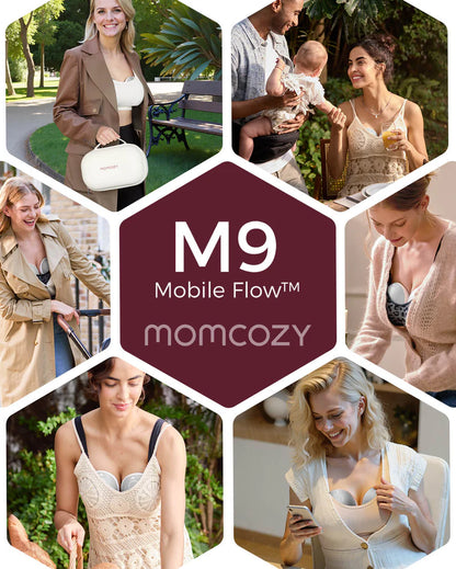 Momcozy-Mobile Flow™ Hands-Free Breast Pump Double | M9