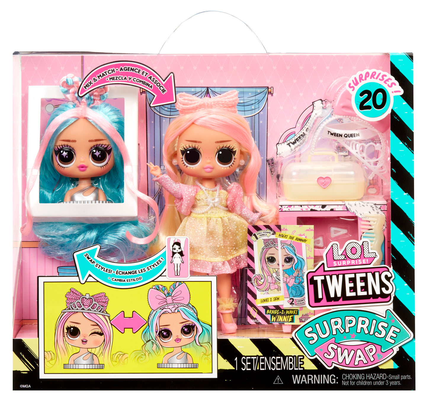 LOL Surprise Tweens Swap Fashion Doll [Braids-2-Waves Winnie